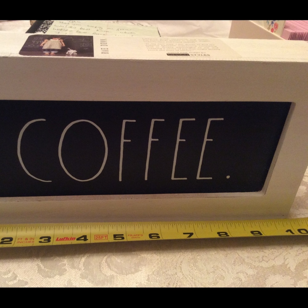 Rae Dunn COFFEE Box Sign - Picture 3 of 6